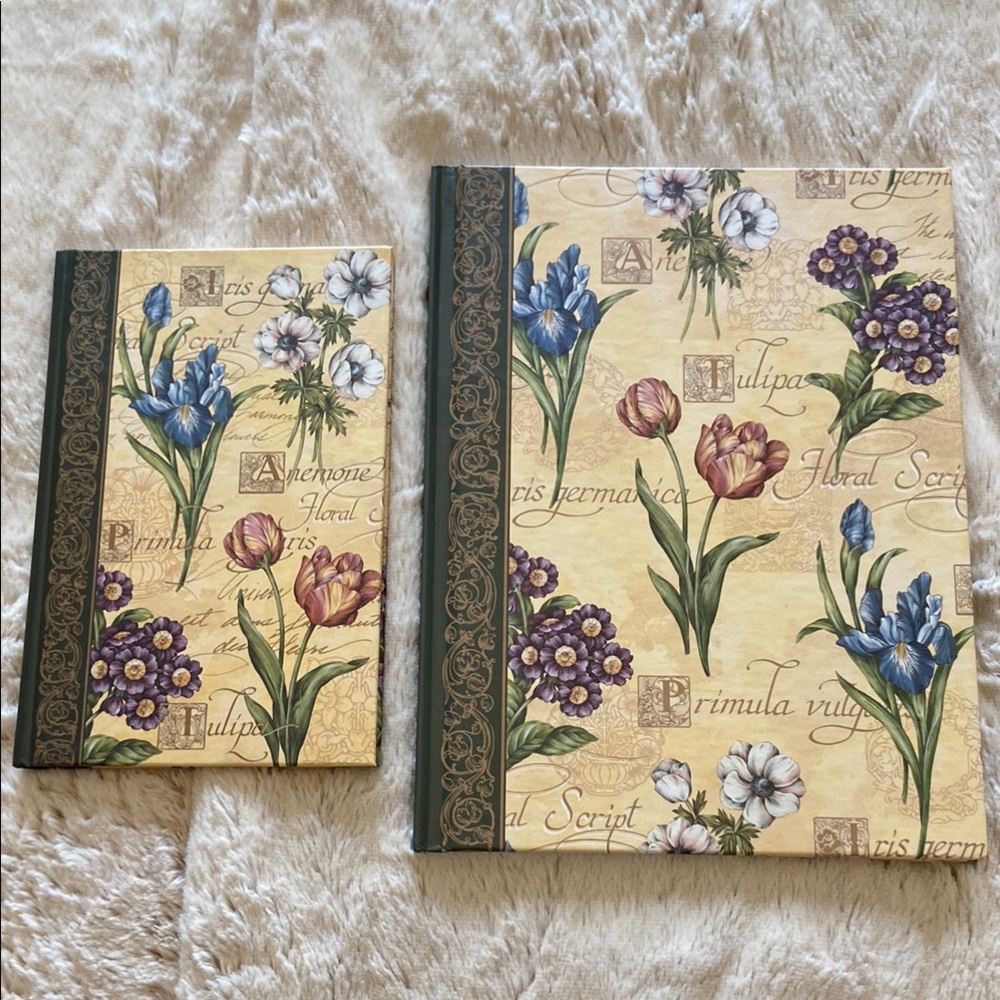 Vintage Botanical Notebooks/Journals Set